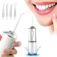 Tooth Flosser Water Jet Cordless Flossing Pulse Pod Device