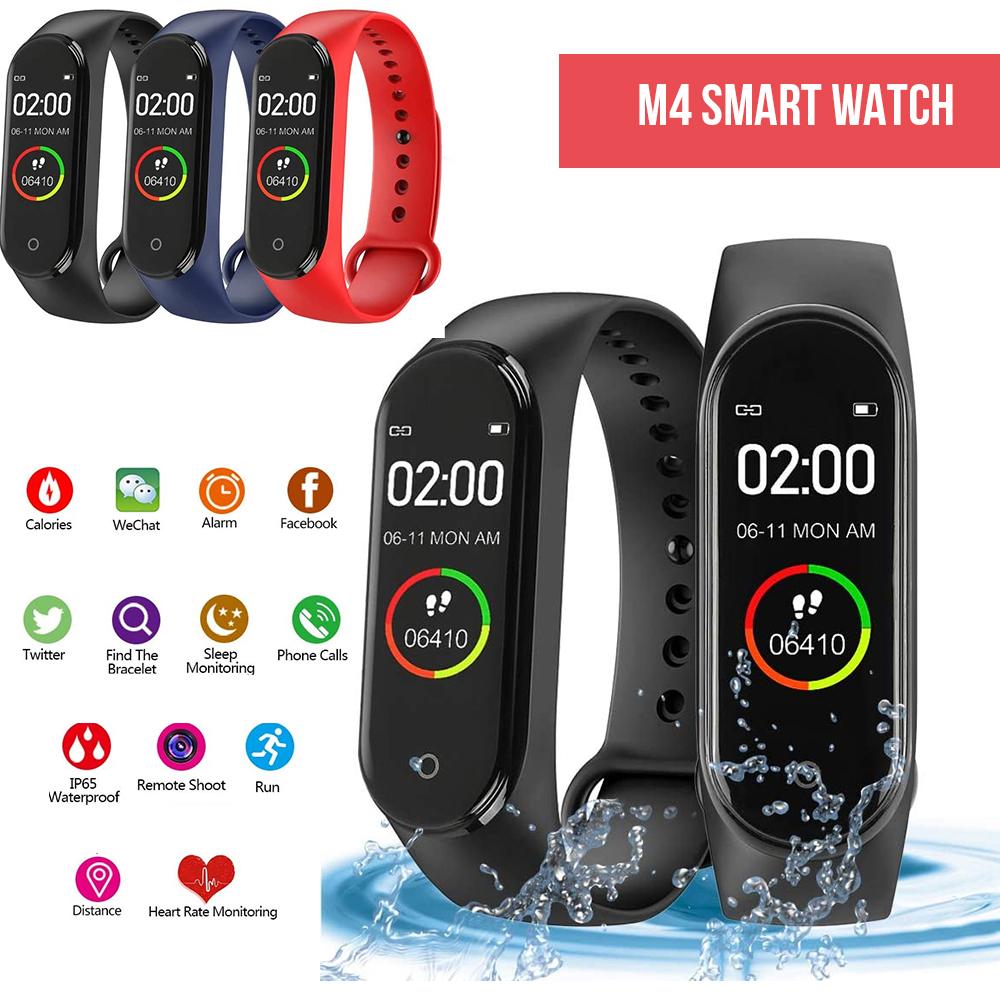 M4 Smart Band 4 Fitness Tracker Watch Sport Bracelet Heart Rate Blood  Pressure Smartband Monitor Health Wristband | Wish