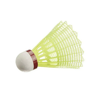 12 Nylon Shuttlecock Badminton Durable Sport Fast Yellow Red Cap