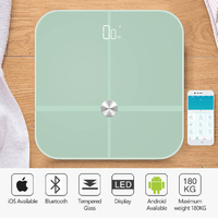 Bluetooth Body Fat Smart BMI Digital Bathroom Wireless Weight Scale
