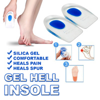Gel Heel Lifts Height Increase Insoles Shoe Inserts Pads Raise Silicone Heel Cup