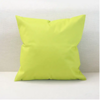 Outdoor Cushion Case Waterproof 45cm Square Cover Pillow (Green)