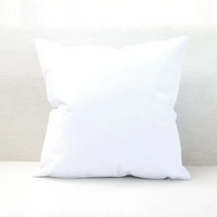 Outdoor Cushion Case Waterproof 45cm Square Cover Pillow (White)