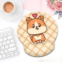 Mouse Pad Soft Squishy Ergonomic With Wrist Support Rest (Cute Puppy)