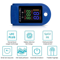 Pulse Oximeter Sp02 Reader Pulse Rate Monitor PR LCD Digital Blood Pulse Check Medical Grade