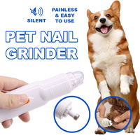 Electric Pet Nail Grinder Painless For Dog Cat Clippers Grind Grooming Trimmer​​​​​​​