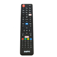 Sanyo Universal TV Remote Replacement Control For Smart LED/LCD Sanyo Wireless TV