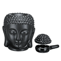 Essential Oil Burner Tealight Candle Buddha Ceramic Holder With Spoon