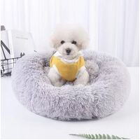 Cat Pet Calming Marshmallow Bed Cat Bed Fluffy Warm Nest Cushion Plush