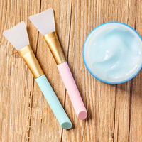 4 Pack Facial Mask Applicator Face Mask Tool Silicone Brush Soft Cosmetic Tool