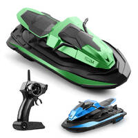 Racing Boat Remote Control Jetsky Water 2.4G Speed Motor Boat Toy (Green)