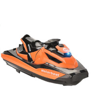 Racing Boat Remote Control Jetsky Water 2.4G Speed Motor Boat Toy (Orange)