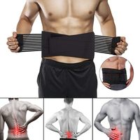 Back Lumbar Belt Waist Support Pain Self Heating Magnetic Lower Back Brace
