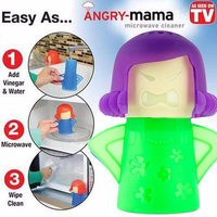 Mad Mama Microwave Cleaner Lady Angry Cleaner Doll Tool Degreaser