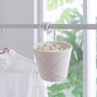 Peg Basket Sunproof Hanging Wrap Flexible Basket For Washing Line