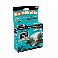 Windshield Rain Repellent Wipes RainBrella Hydrophobic Window Treatment
