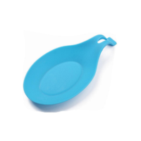 Spoon Holder Large Spoon Rest BPA Free Kitchen Cutlery Blue Spoon Resting